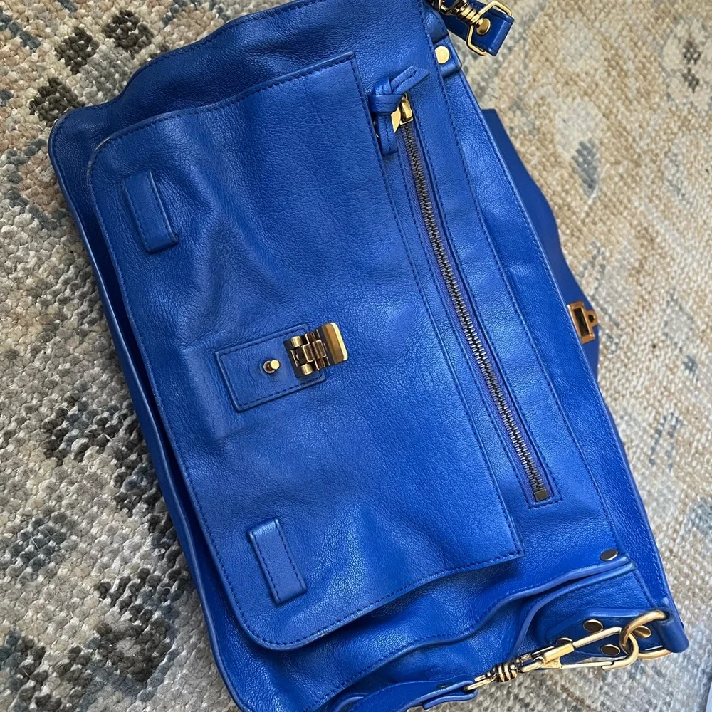 Proenza Schouler - PS1 Medium Bag - Blue - Picture 7 of 8